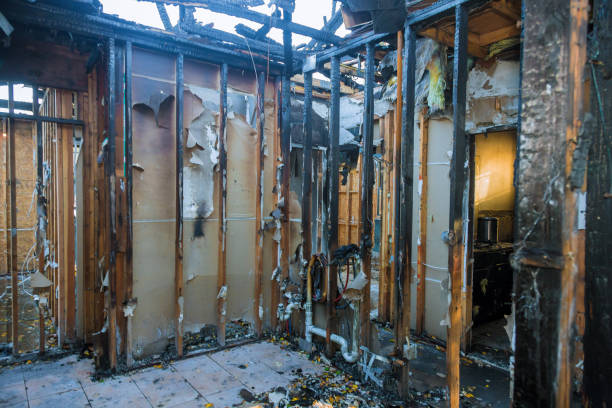 Professional Fire Damage Repair technician working in Flemington, PA
